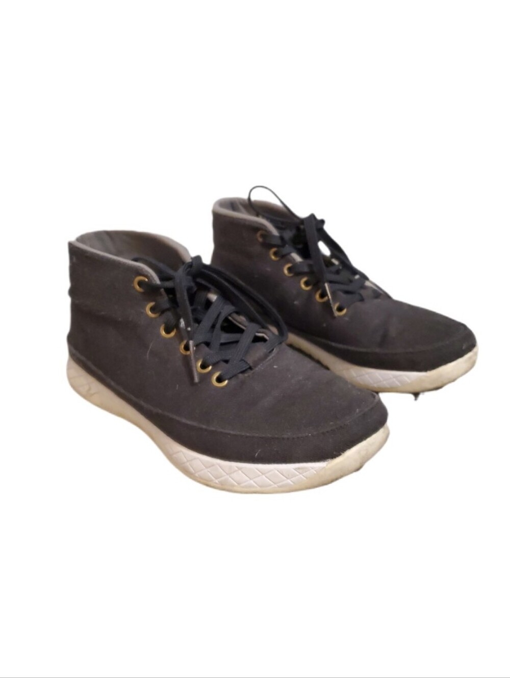 Nobull Women's Black Mid-Trainer Canvas Training Crossfit Shoes 7.5